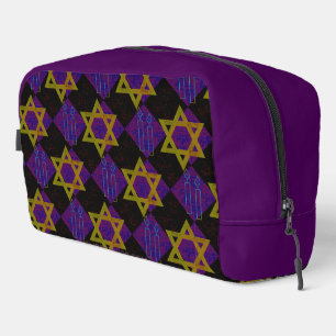 Trousse De Toilette L'image à thème Hanukkah de SlipperyJoe's jaune do