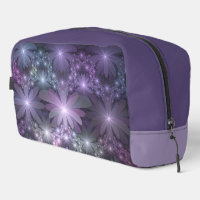 Lit de fleurs tendance brillant art fractal abstra