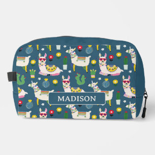 Trousse De Toilette Llamas En Lunettes De Soleil Motif