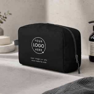 Trousse De Toilette Logo d'entreprise Moderne Design tendance Noir