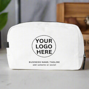 Trousse De Toilette Logo d'entreprise propre et texte l Blanc promotio