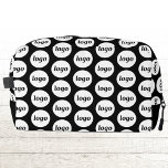 Trousse De Toilette Logo Motif Promotionnel Business Noir<br><div class="desc">Ajoutez votre propre logo à ce design. Minimaliste et professionnel. Idéal pour un produit promotionnel pour vos employés,  employés,  clients et clients. Idéal pour les salons,  les voyages,  les événements d'entreprise ou sportifs et les cadeaux. Pour les autres versions,  consultez la collection.</div>