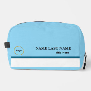 Trousse De Toilette Logo personnalisé Magnétique Élégant Bleu Poussiér