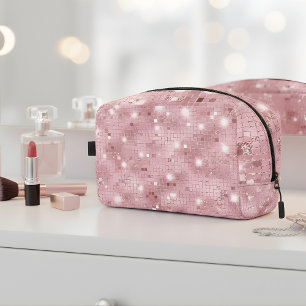 Trousse De Toilette Luxueux scintillement rose