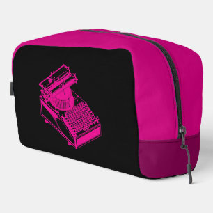 Trousse De Toilette Machine à écrire de type Magenta Magenta
