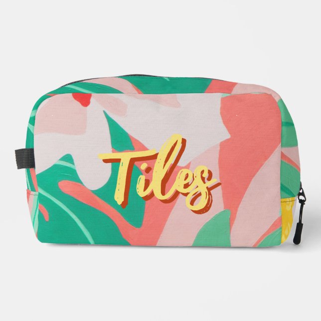 Trousse De Toilette Mahjong Tile Bag (Recto)