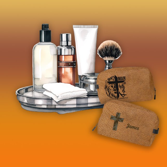 Trousse De Toilette Man of Faith (1 Corinthians 16:13) (Créateur téléchargé)
