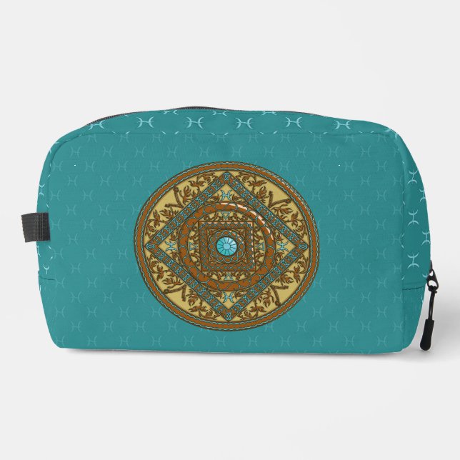 Trousse De Toilette Mandala des Poissons (Recto)