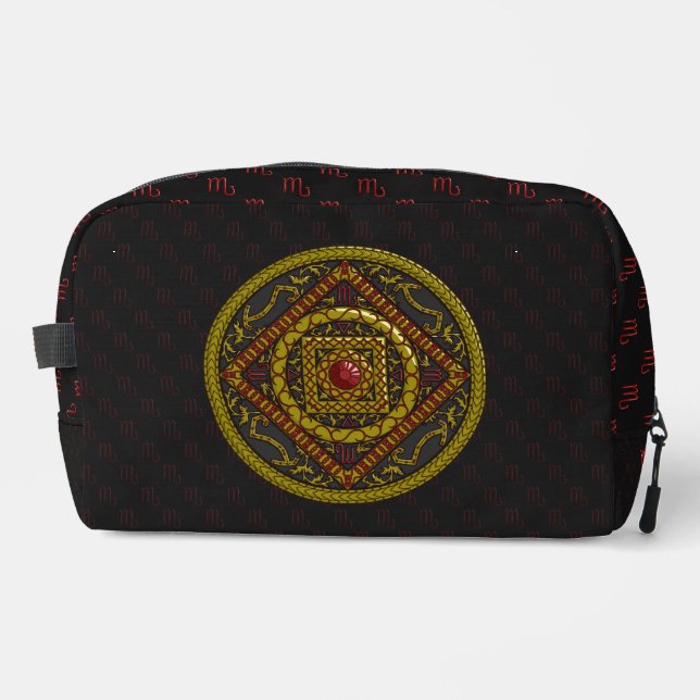 Trousse De Toilette Mandala du Scorpion (Recto)