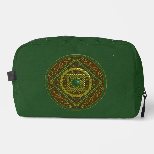 Trousse De Toilette Mandala du Taureau (Recto)