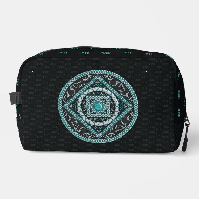Trousse De Toilette Mandala du Verseau (Recto)