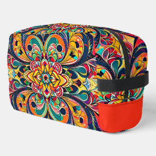 Trousse De Toilette Mandala Symphonie des couleurs – Floral psychédéli
