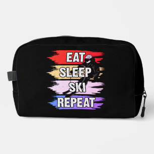 Trousse De Toilette Manger Sleep Ski Répéter Bold Ski Lover Design