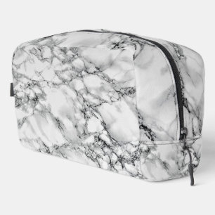 Trousse De Toilette Marbre Blanc