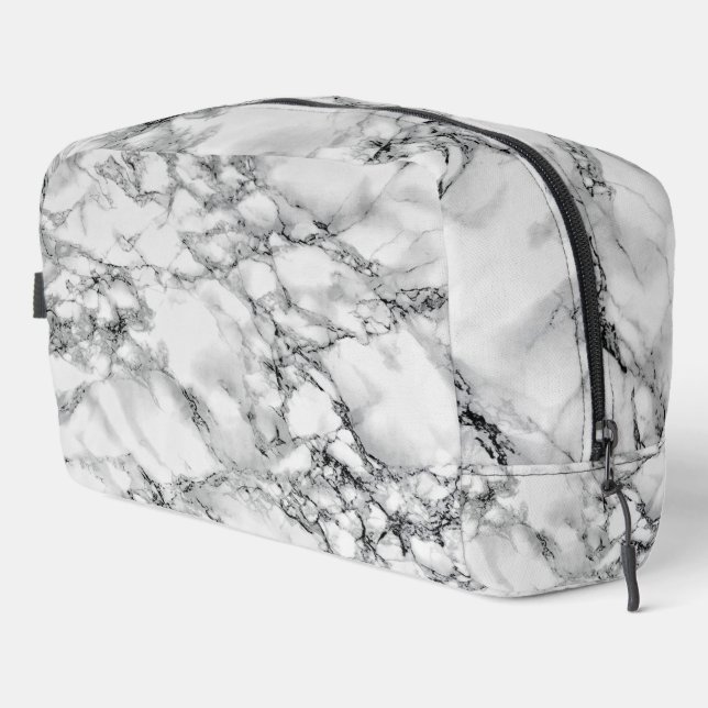 Trousse De Toilette Marbre Blanc (Coin droit)