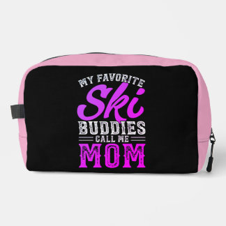 Trousse De Toilette Mes Amoureux De Ski Favoris Appelez-Moi Maman