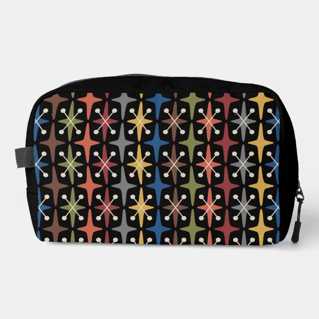 Trousse De Toilette Mid Century Modern Starburst Pattern (Recto)