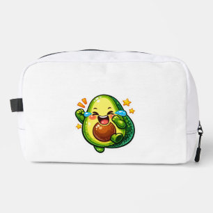 Trousse De Toilette Mignon Avocat Kawaii Rire Pleurs de Joie S