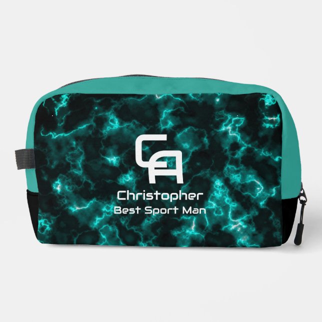Trousse De Toilette Misty Smoke Monogram Aqua (Recto)
