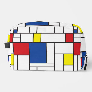Trousse De Toilette Mondrial Minimaliste Géométrique De Stijl Art Mode