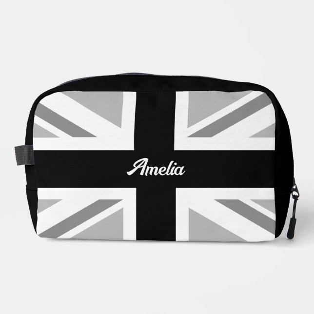 Trousse De Toilette Monochrome Union Jack/Drapeau (Recto)