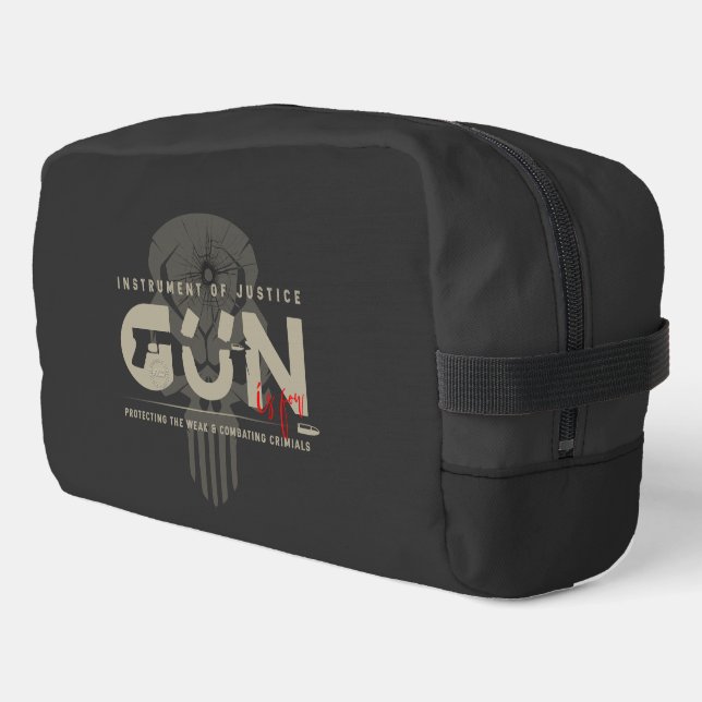 Trousse De Toilette Monogramme Art d'arme | (Coin gauche)