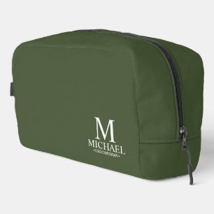Trousse De Toilette Monogramme et nom du Groomsman personnalisé classi