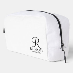 Trousse De Toilette Monogramme et nom du Groomsman personnalisé classi