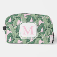 Monogramme Feuille de banane tropicale | Tracées