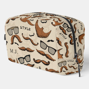 Trousse De Toilette Monogramme masculin de mode   Personnalisé