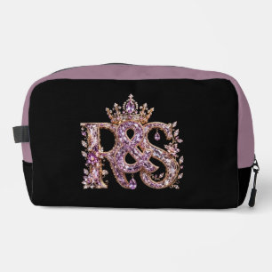 Trousse De Toilette Monogramme RS Or & Cristal de Luxe