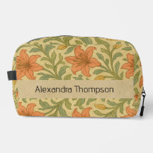 Monogramme rustique Kraft botanique William morris