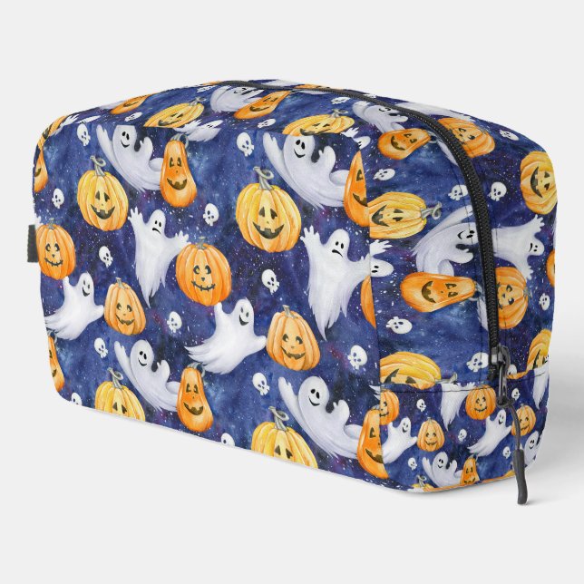 Trousse De Toilette Motif d'aquarelle Halloween (Coin droit)