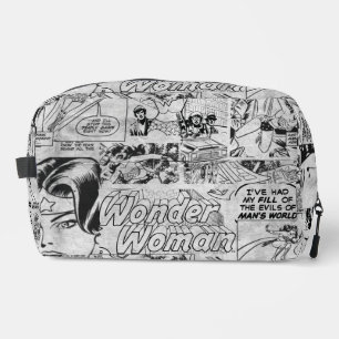 Trousse De Toilette Motif de bande dessinée vintage de Wonder Woman