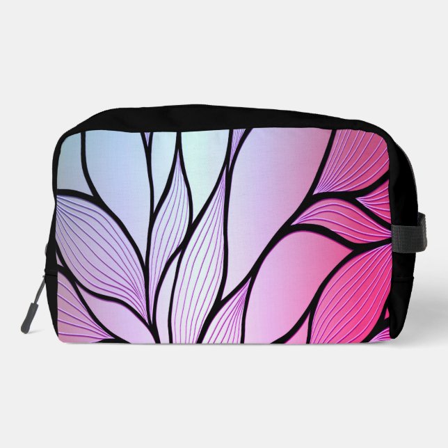 Trousse De Toilette Motif de congé créatif violet nacré (Verso)
