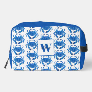 Trousse De Toilette Motif de crabe bleu