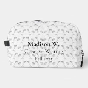 Trousse De Toilette Motif de ligne minimal de rentrée scolaire   Été