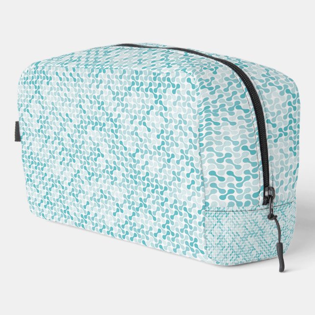 Trousse De Toilette Motif de métaball bleu (Coin droit)