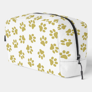 Trousse De Toilette Motif De Pailles, Pailles De Chien, Pâtes D'Or