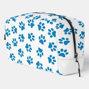 Trousse De Toilette Motif De Pailles, Paniers De Chien, Paniers Bleus