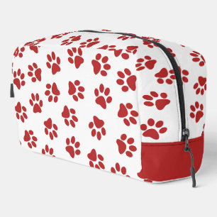 Trousse De Toilette Motif De Pâtes, Patrouilles De Chiens, Paws Rouges