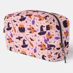 Trousse De Toilette Motif d'Halloween mou et rose