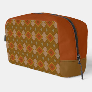 Trousse De Toilette Motif diamant rustique du Sud-Ouest