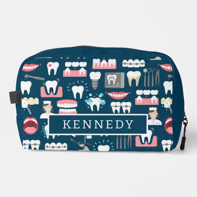 Trousse De Toilette Motif du bureau de la clinique dentaire (Recto)