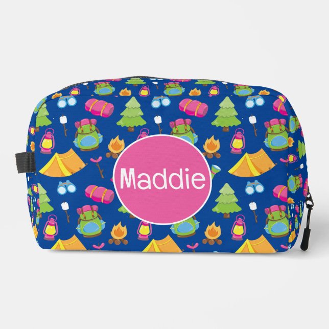 Trousse De Toilette Motif du camp d'été (Recto)