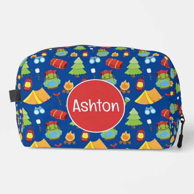 Trousse De Toilette Motif du camp d'été (Recto)