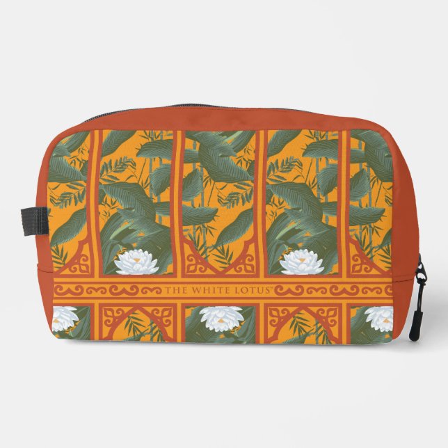 Trousse De Toilette Motif du panneau botanique du coucher de soleil -  (Recto)