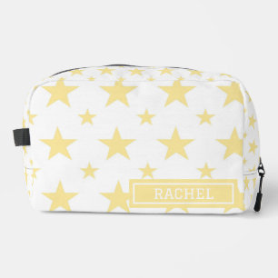 Trousse De Toilette Motif Étoiles Jaunes Cosmétique Constellation Joli