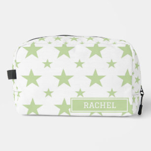 Trousse De Toilette Motif Étoiles Vertes Constellation Cosmétique
