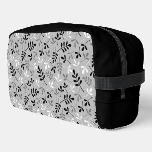 Trousse De Toilette Motif Feuille assisté Monochrome